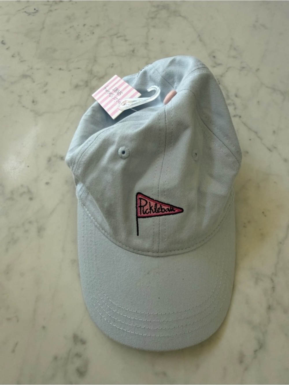 Frasier Sterling Pickleball Baseball Cap Blue Pink NWT